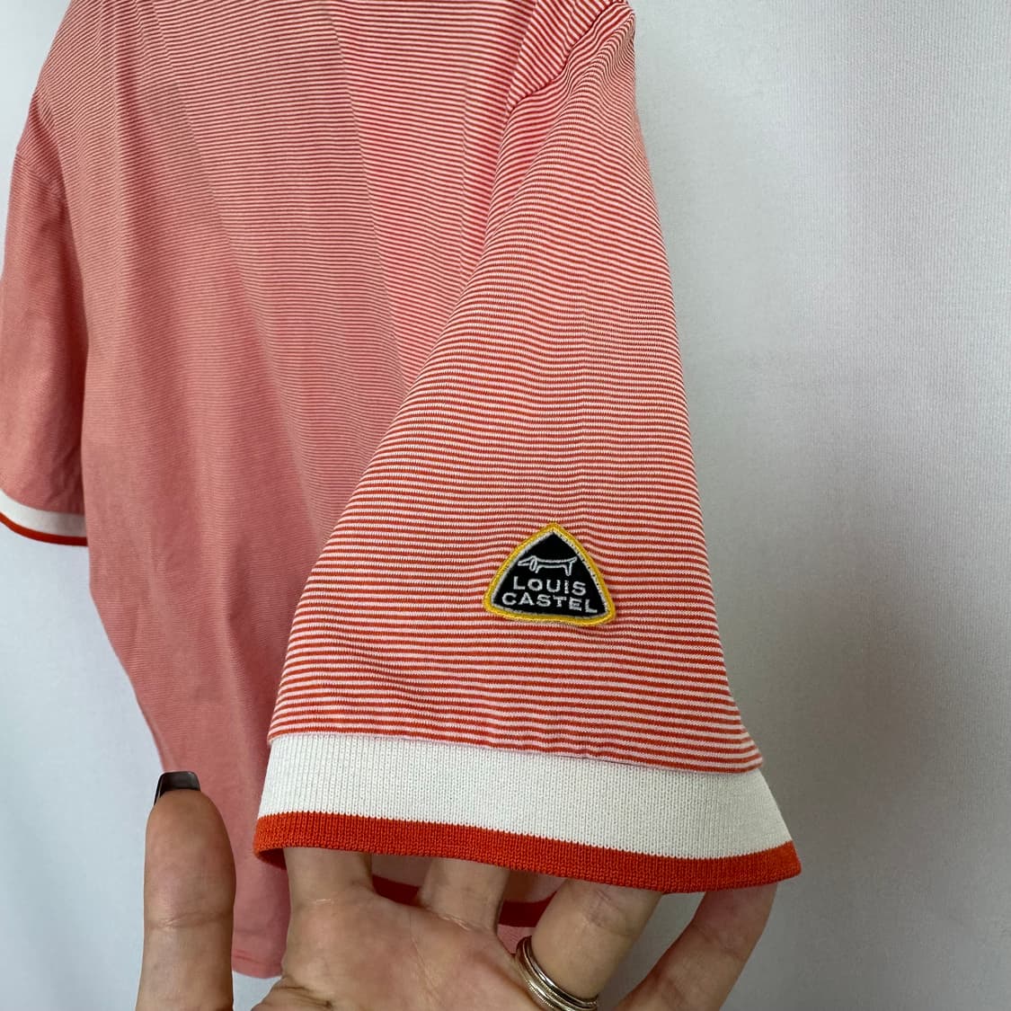 루이까스텔 남자 골프 스판 카라반팔티 빅사이즈 110 상품이미지6