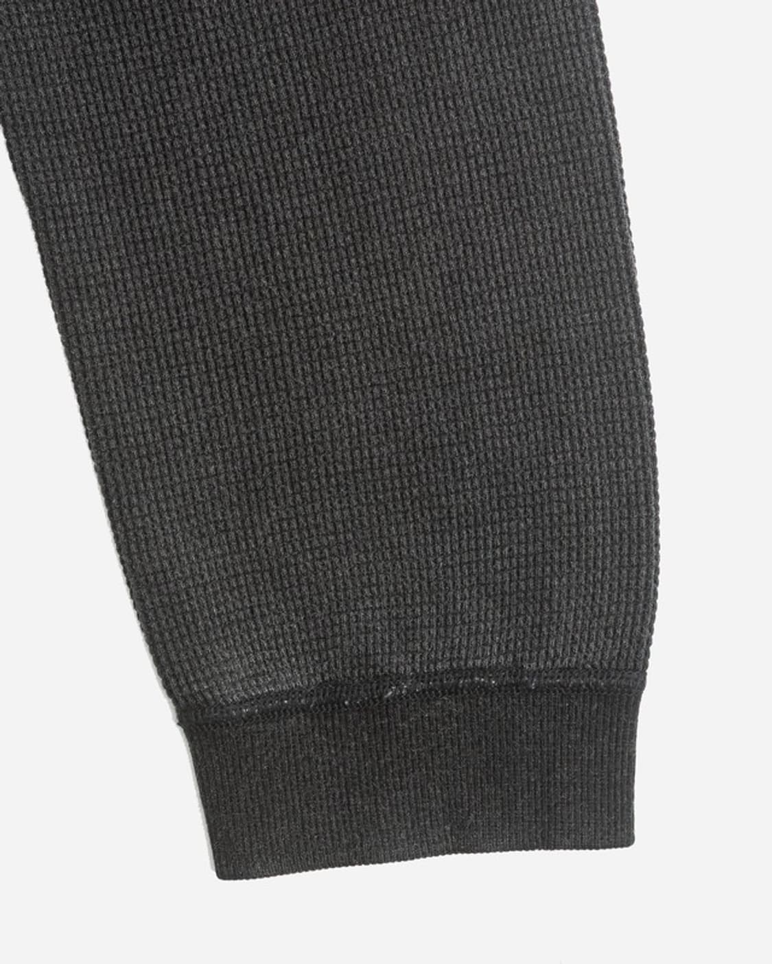 헤이스트 빈티지 써멀 니트 헨리 셔츠 빈티지블랙 상품이미지5