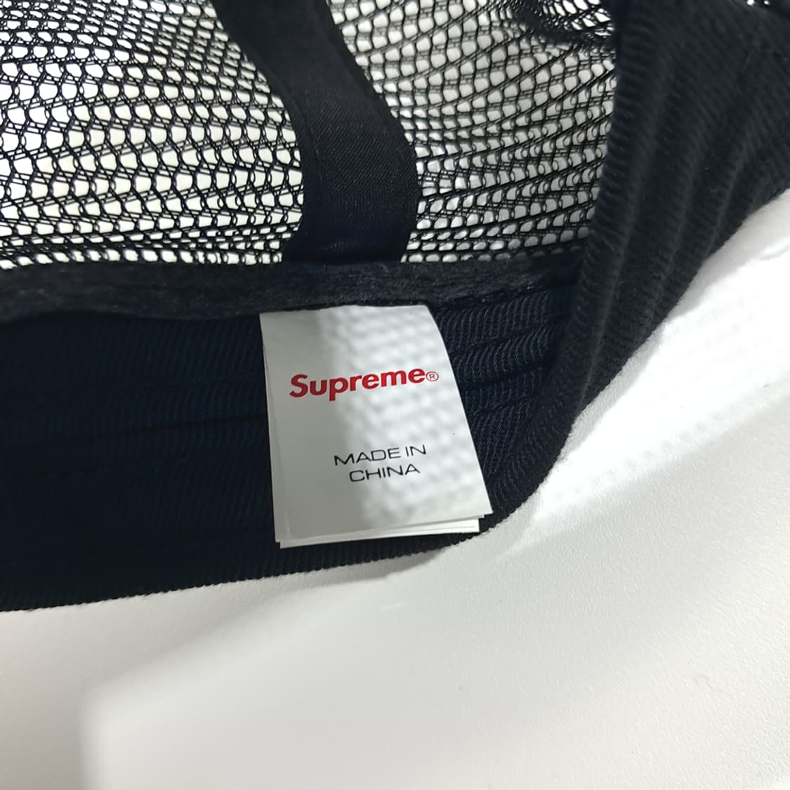 CL739 슈프림 x 토이머신 메쉬백 5패널 블랙 트러커캡 모자 상품이미지7