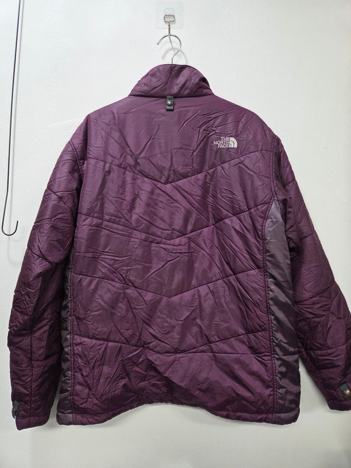 노스페이스 퍼플 패딩 점퍼 내피 겸용 105 상품이미지5