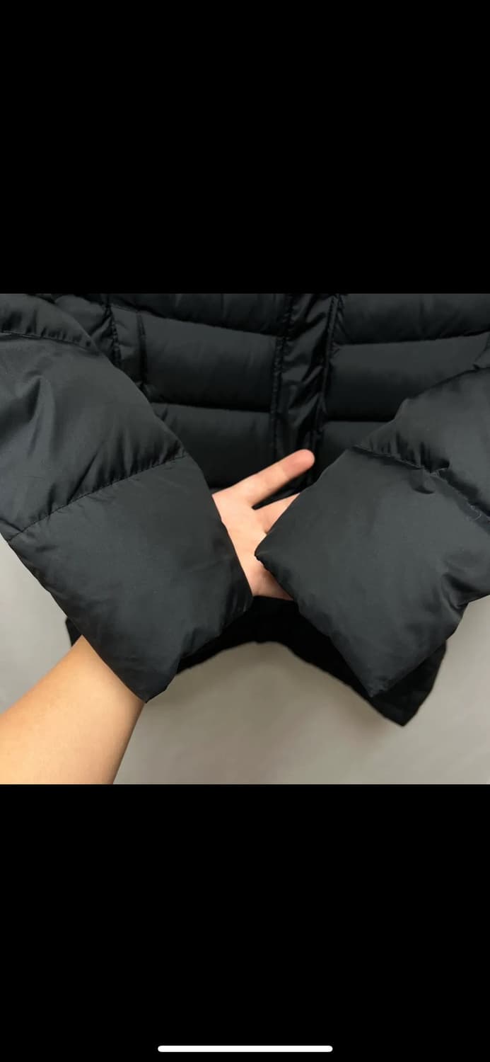 [정품/우먼스M] 살로몬 덕다운 블랙 롱패딩 상품이미지4