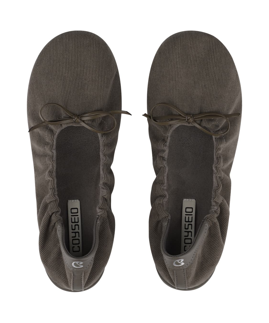 코이세이오 SHIRRING FLAT SHOES BROWN 상품이미지1