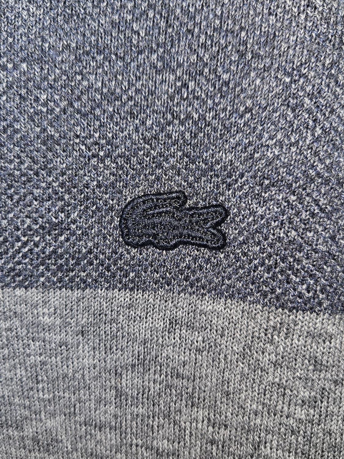 라코스테 니트 챠콜 티셔츠 남성 L 100 상품이미지5