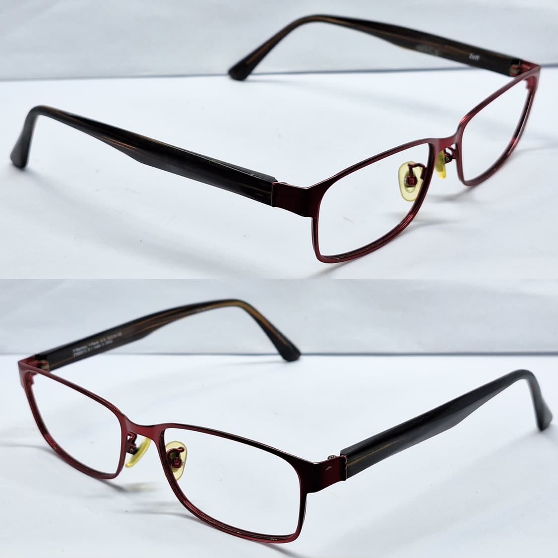 Zoff 조프 ZY62021C 스테인리스 하이브리드 메탈릭 레드 안경테  상품이미지7