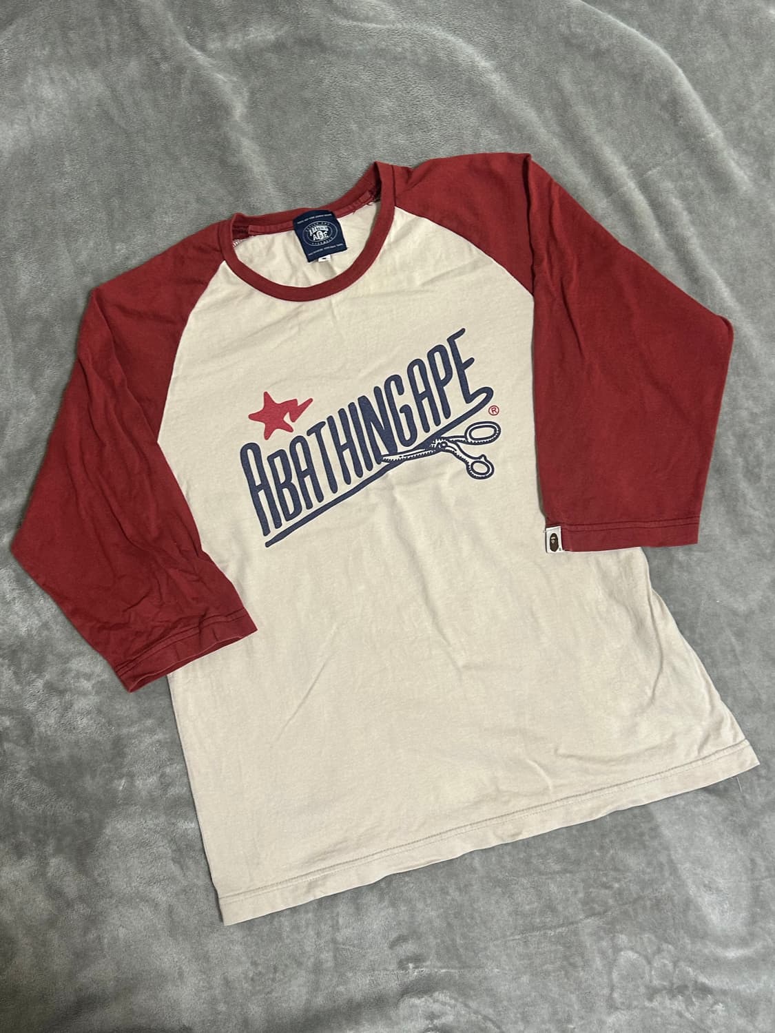 베이프 bape 래글런 롱 슬리브 상품이미지1