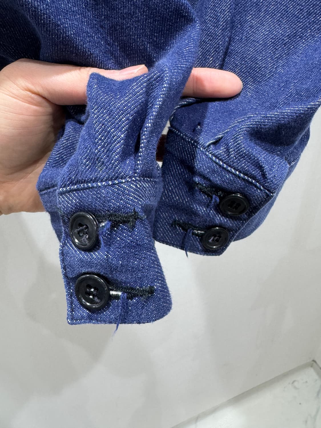 80s 이탈리아군 데님 워크 자켓 (빅 사이즈) 상품이미지5