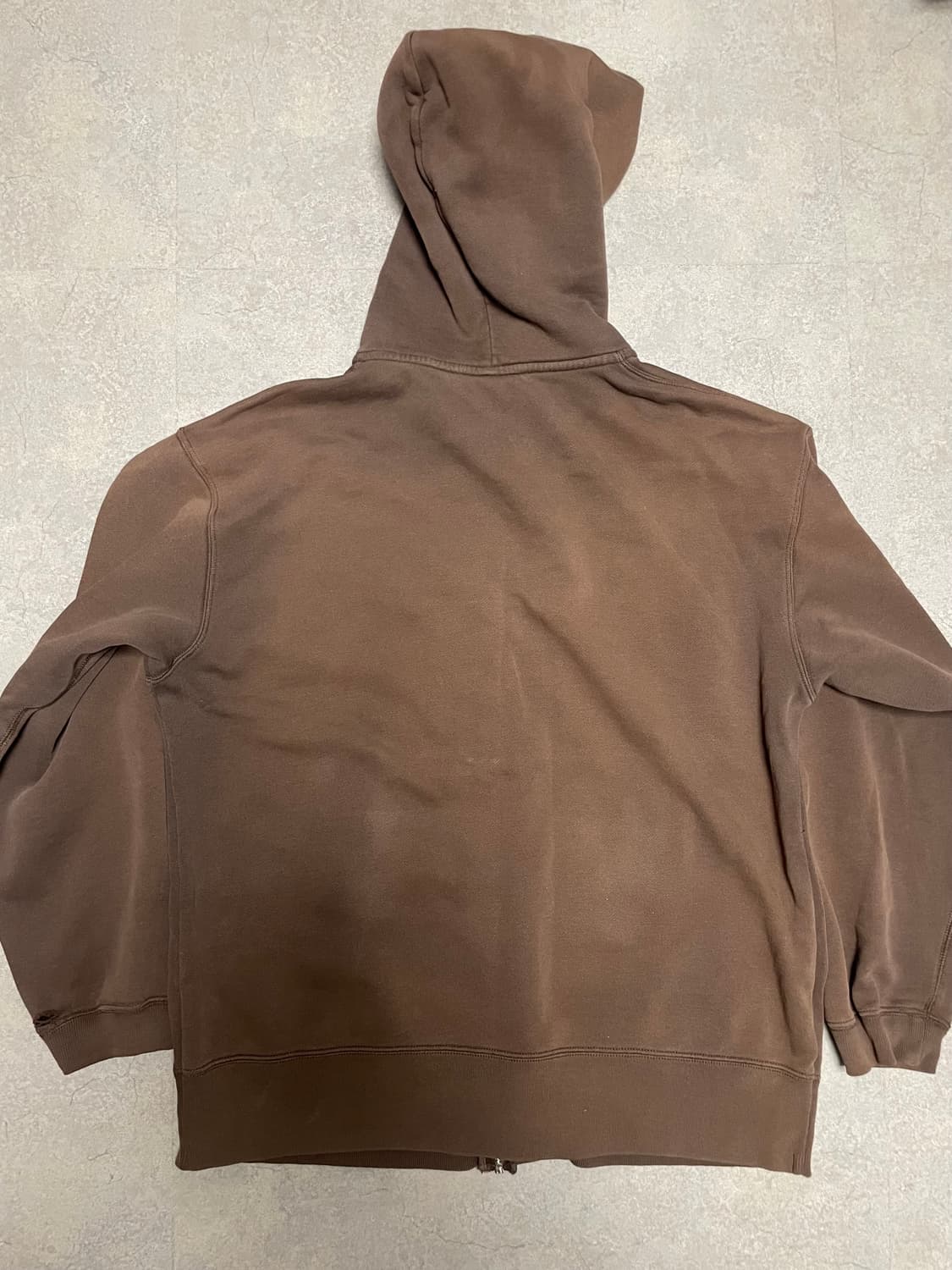 빈티지 폴로 랄프로렌 스펠아웃 아치로고 후드집업 브라운 상품이미지6