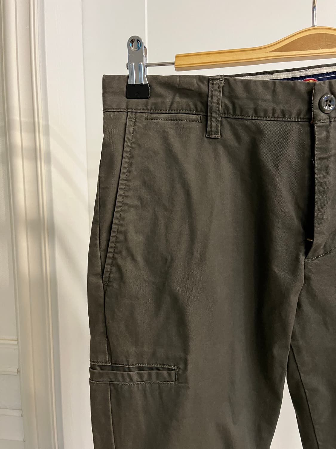 디키스 카키 코튼팬츠 상품이미지3