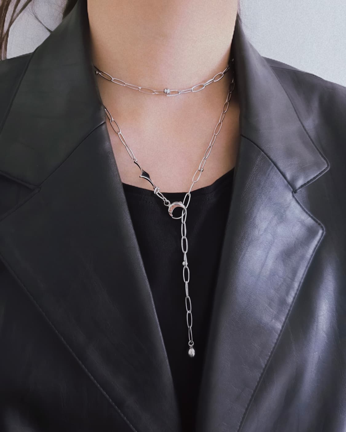 Twinkle chain necklace & belt 상품이미지1
