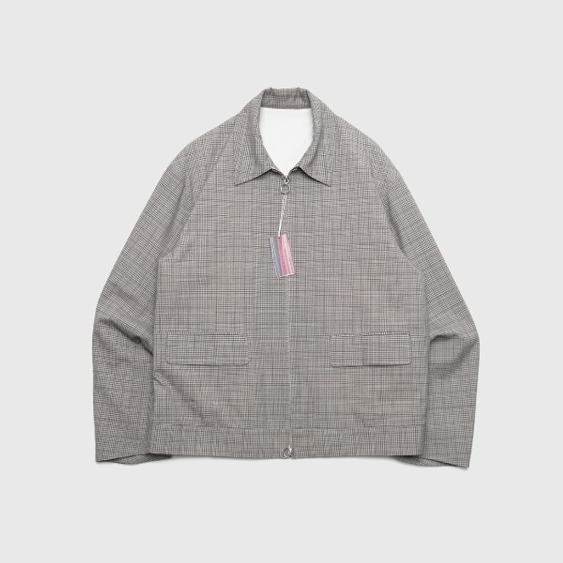 wool tropical zip up blouson 상품이미지1