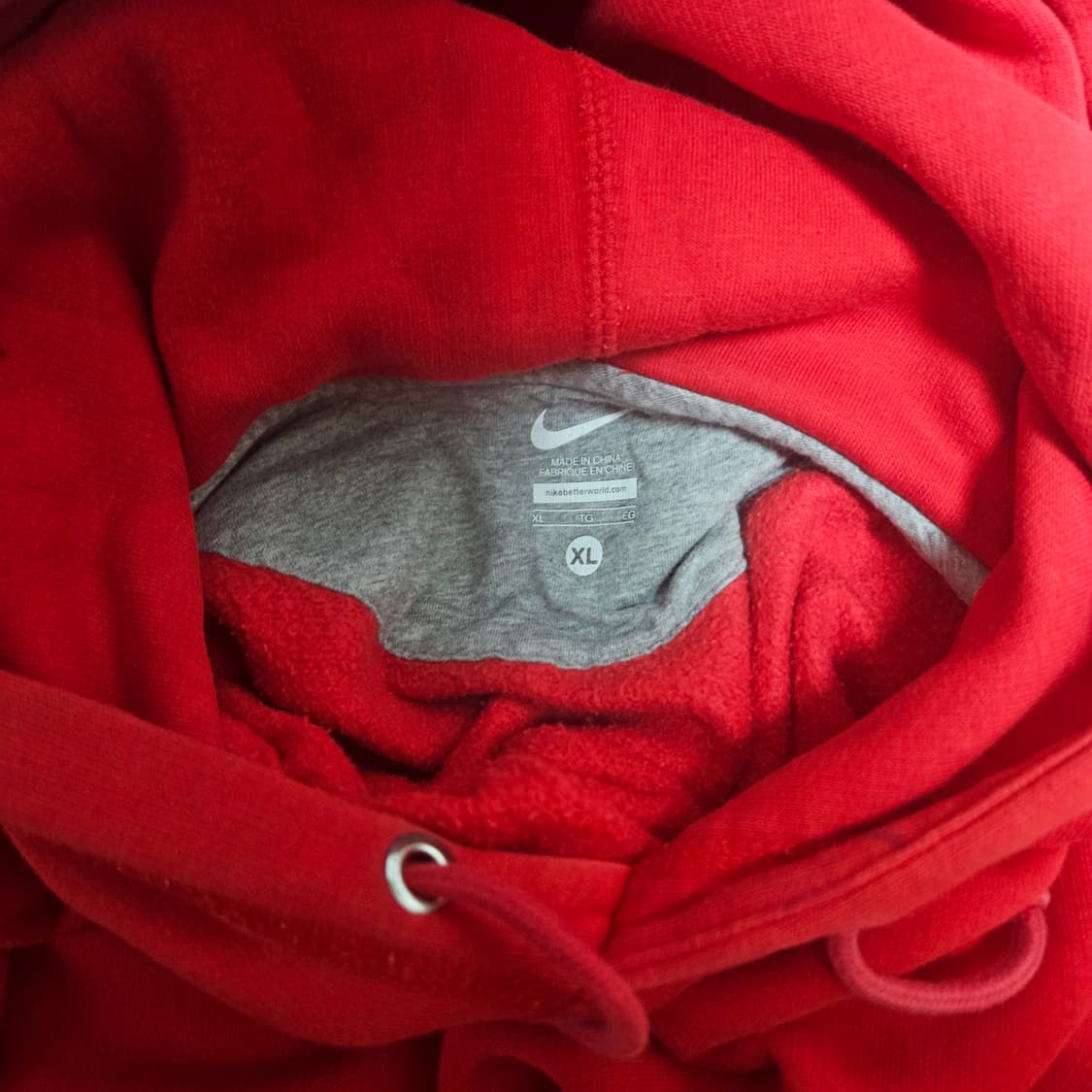 나이키 후드티 레드 상품이미지4