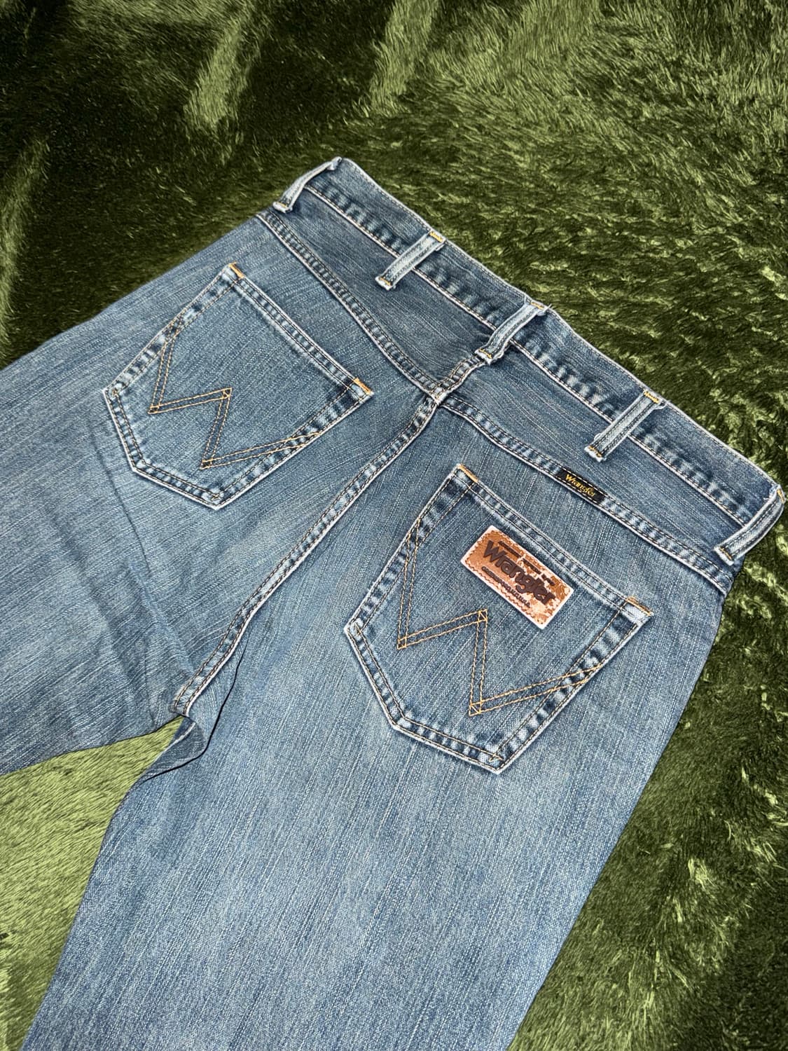 [33] wrangler 랭글러 재팬 빈티지 워시드 데님 팬츠 인디고 상품이미지8
