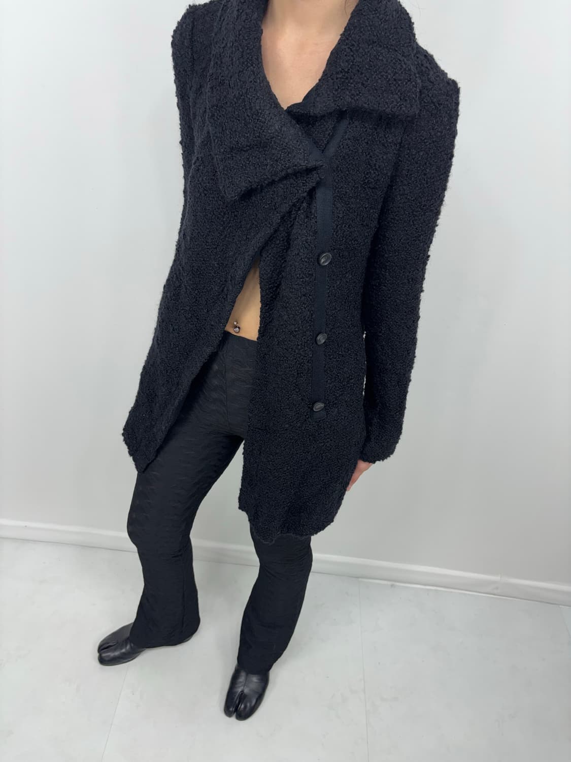 BOUCLE DRAPE CARDIGAN 상품이미지1