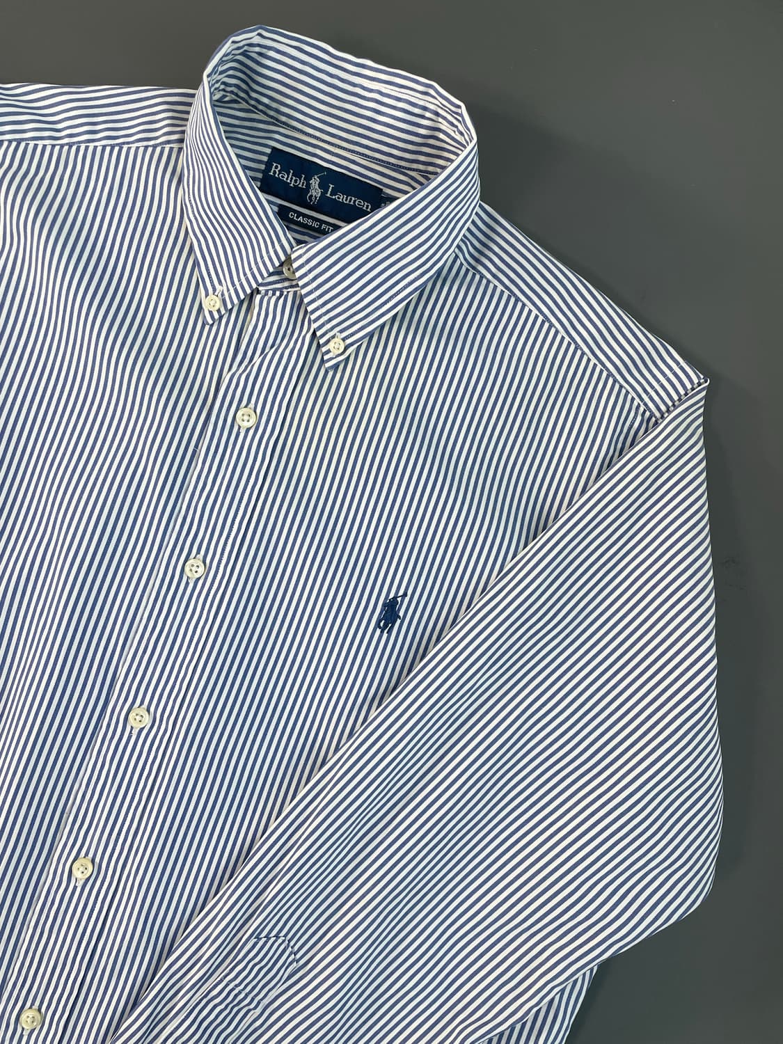 [L] 폴로 랄프로렌 코튼 스트라이프 셔츠 상품이미지3