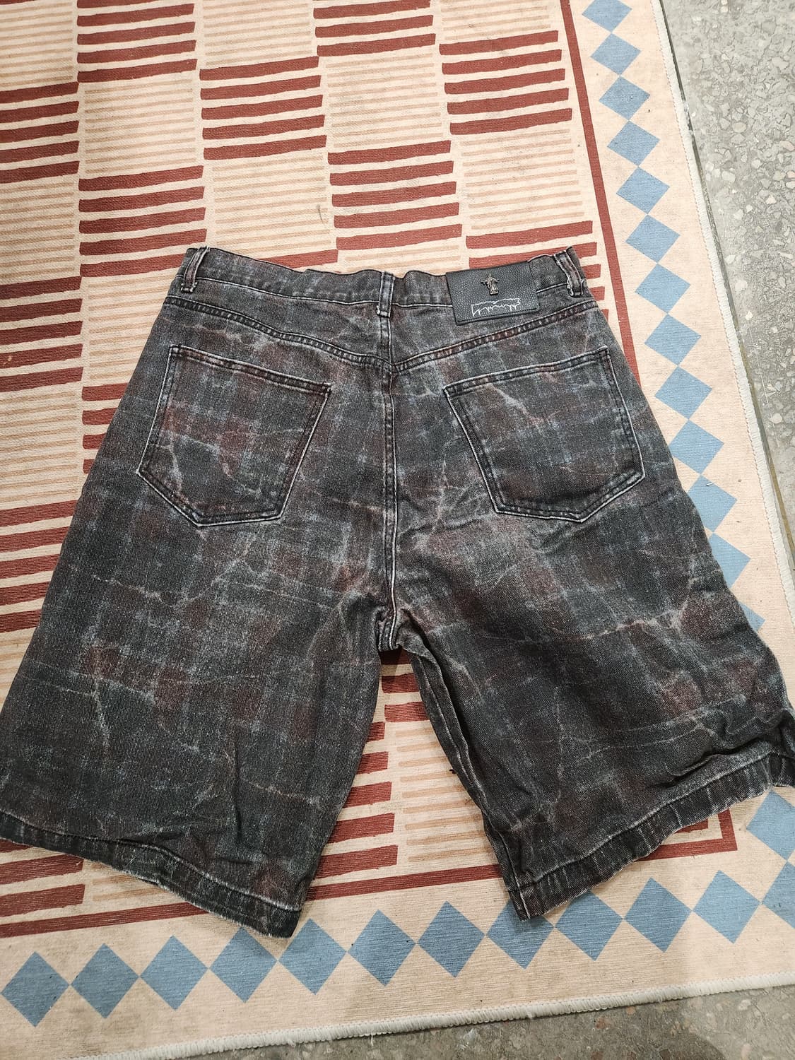 퍼킹어썸 플레이드 쇼츠 반바지 (34 size) 상품이미지3