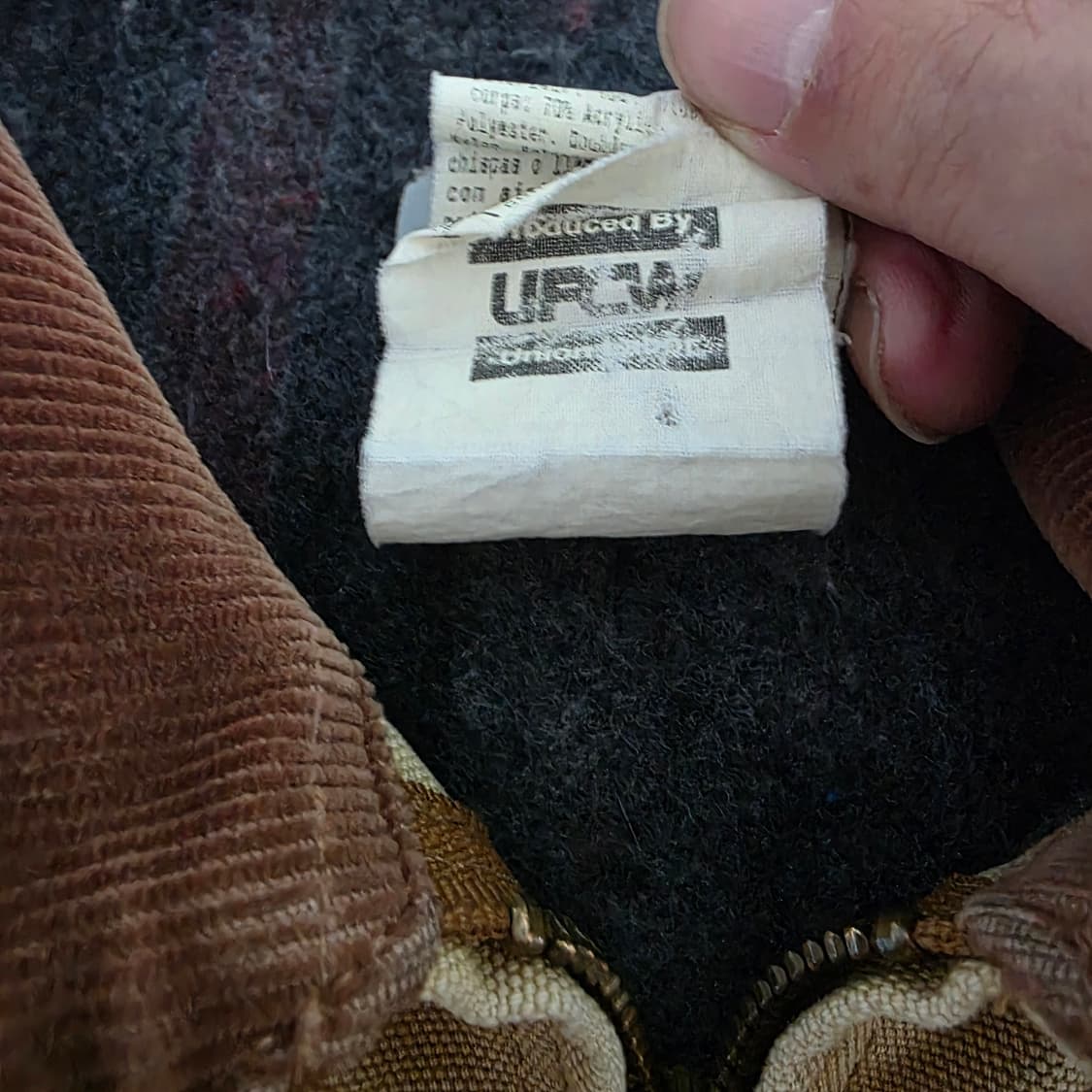 [XXL] 90-00s 칼하트 J001 BRN 트래쉬드 디트로이트 자켓 상품이미지8