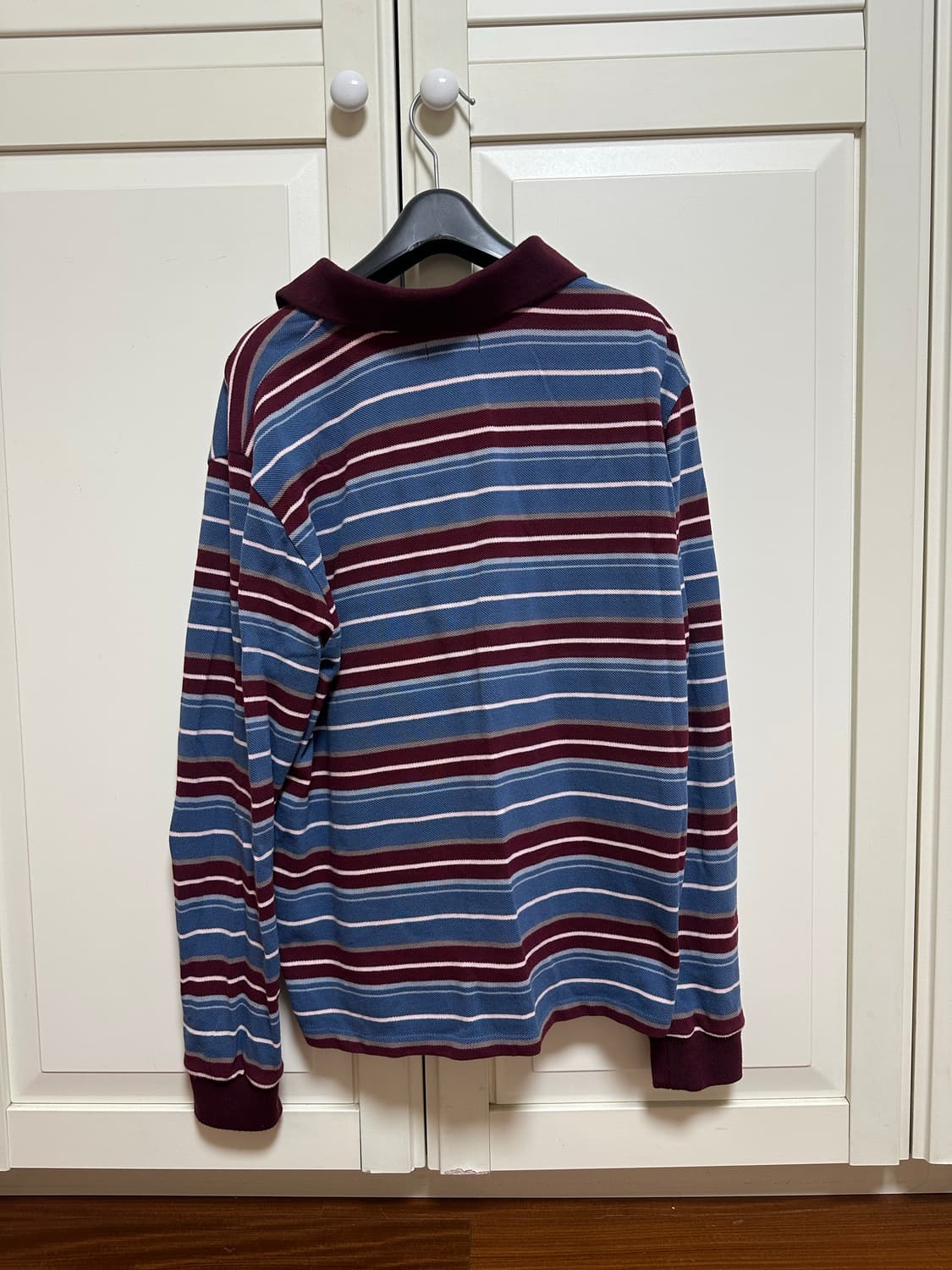 그로브 티셔츠 CARELL STRIPE SHIRT (Wine) 상품이미지6