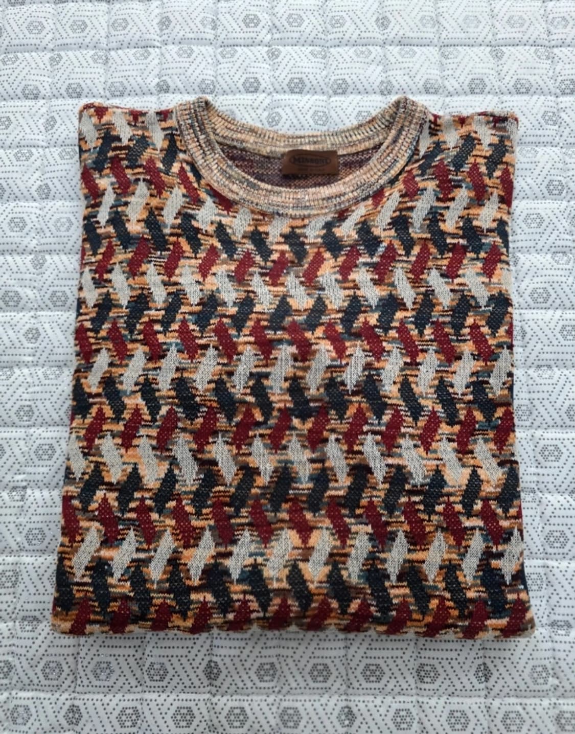 미쏘니 패턴 니트~77 상품이미지6