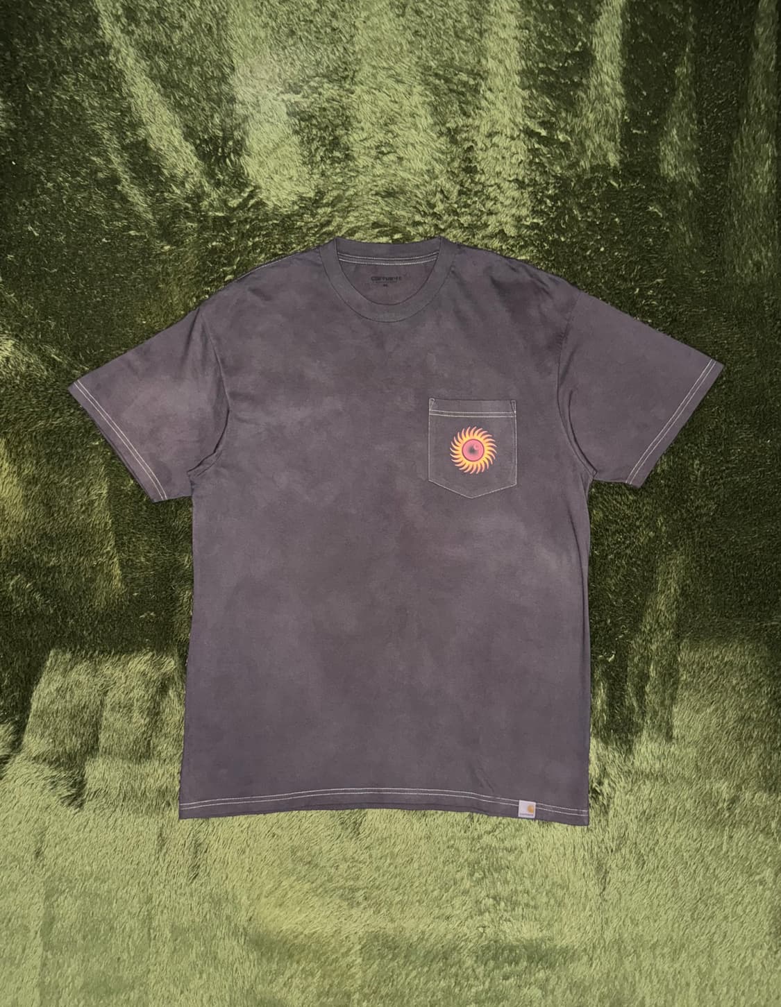 [XL] 칼하트 WIP 핸드 다잉 1965 포켓 티셔츠 상품이미지1