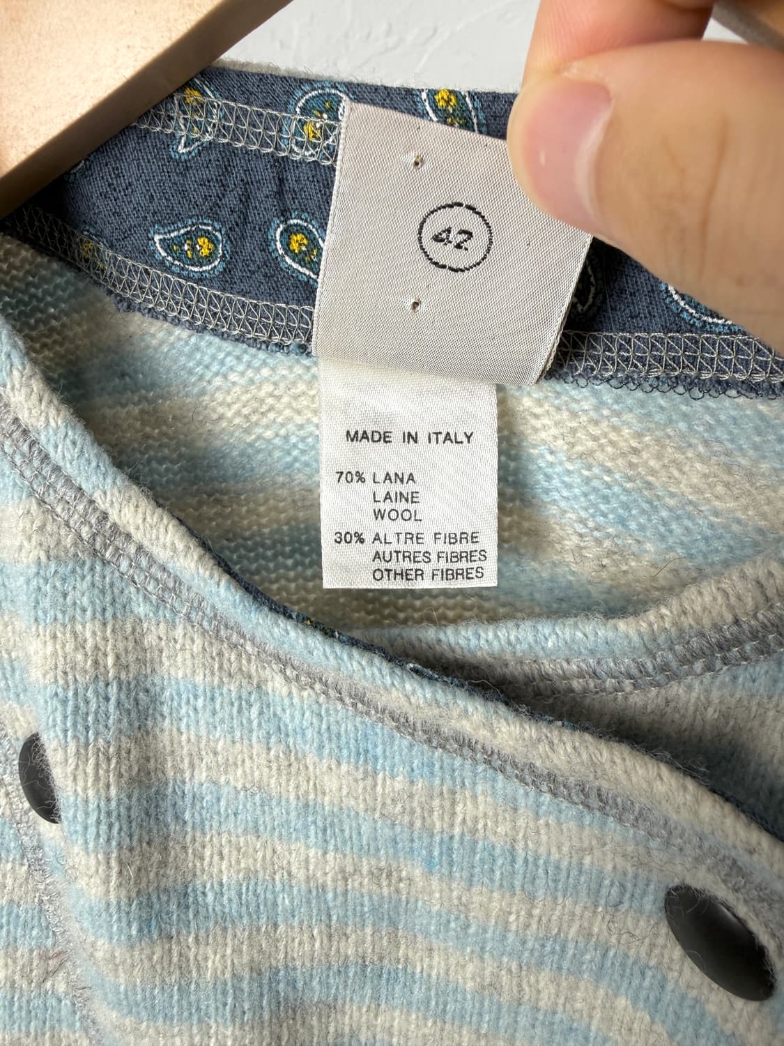 Krizia 스트라이프 가디건 상품이미지3