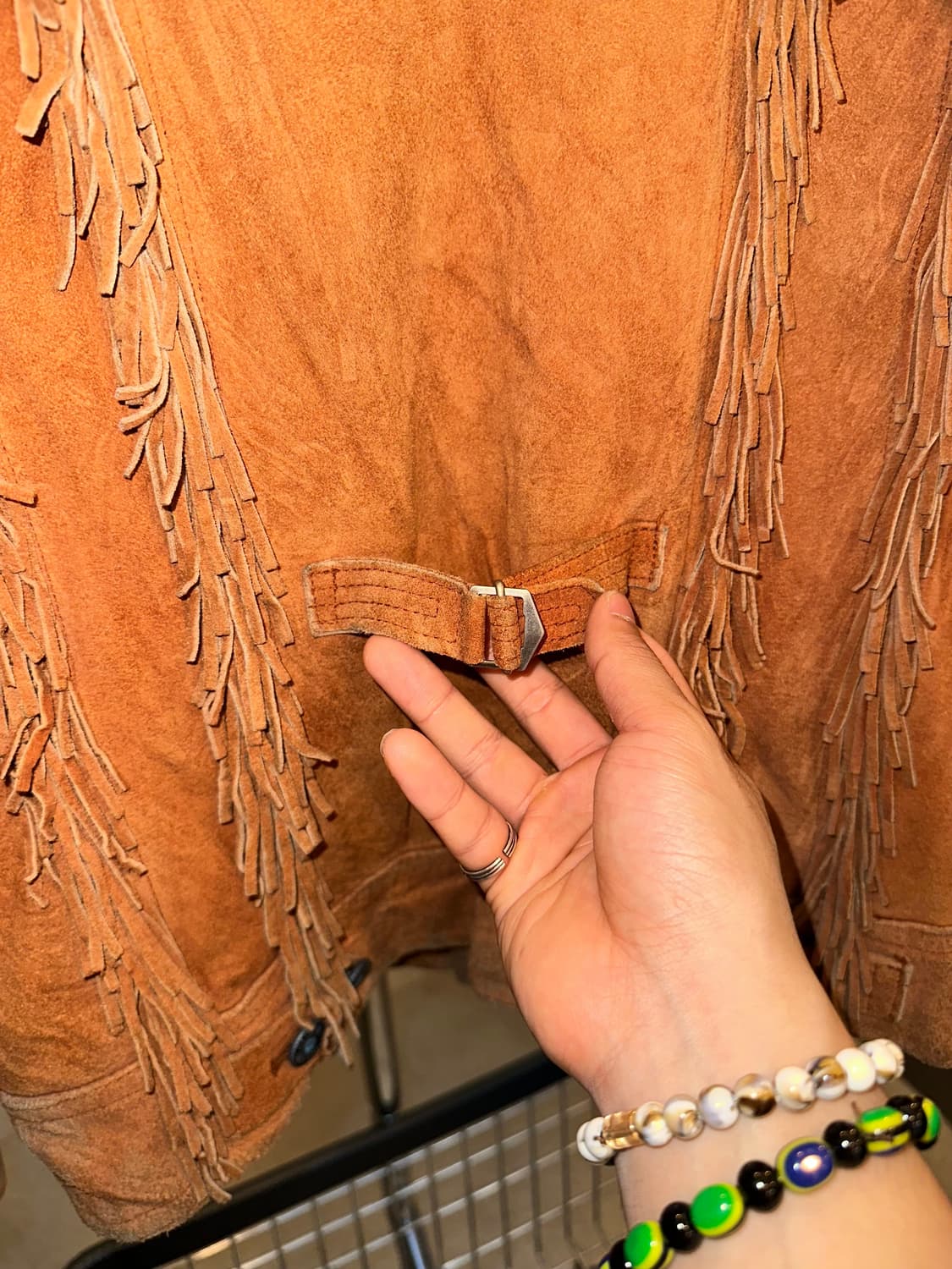 90’s Fancy ball 3-type Suede fringe JK 상품이미지9