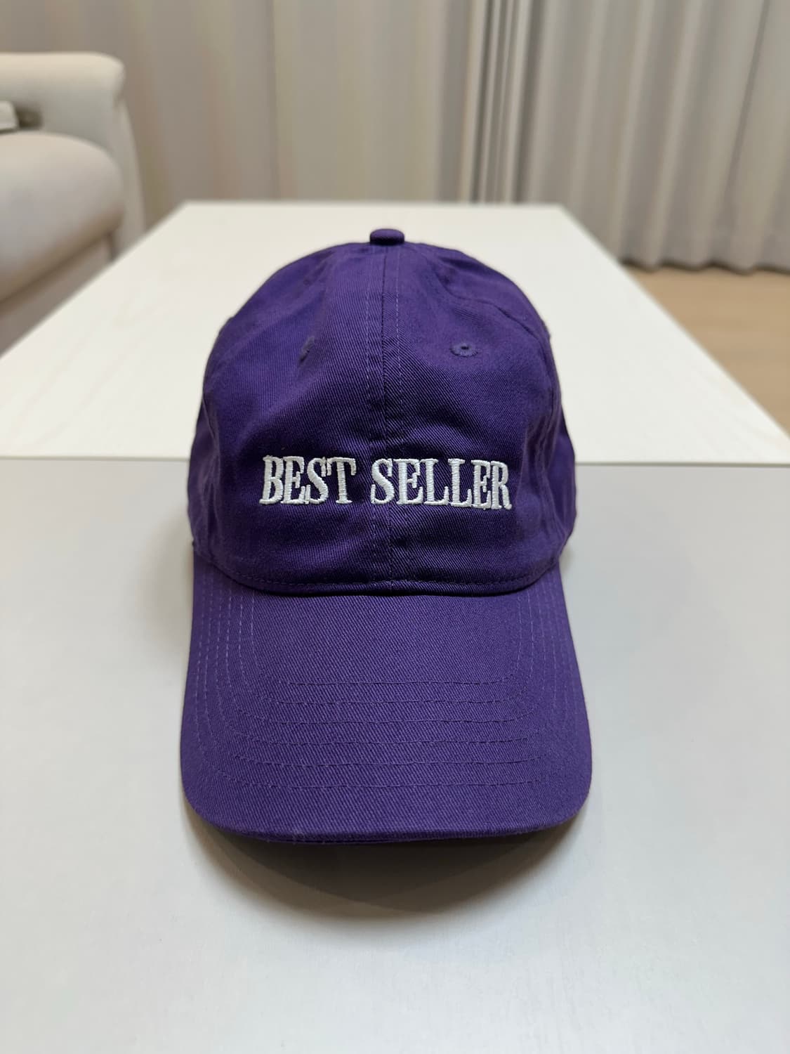 IDEA 아이디어북스 볼캡 퍼플 카리나 착용 상품이미지1
