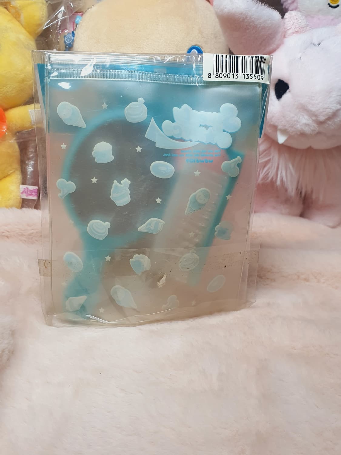 미개봉) 아이네꼬 고전 브러쉬 빗 거울 세트 와와 109 아이네코 빈티지 상품이미지2