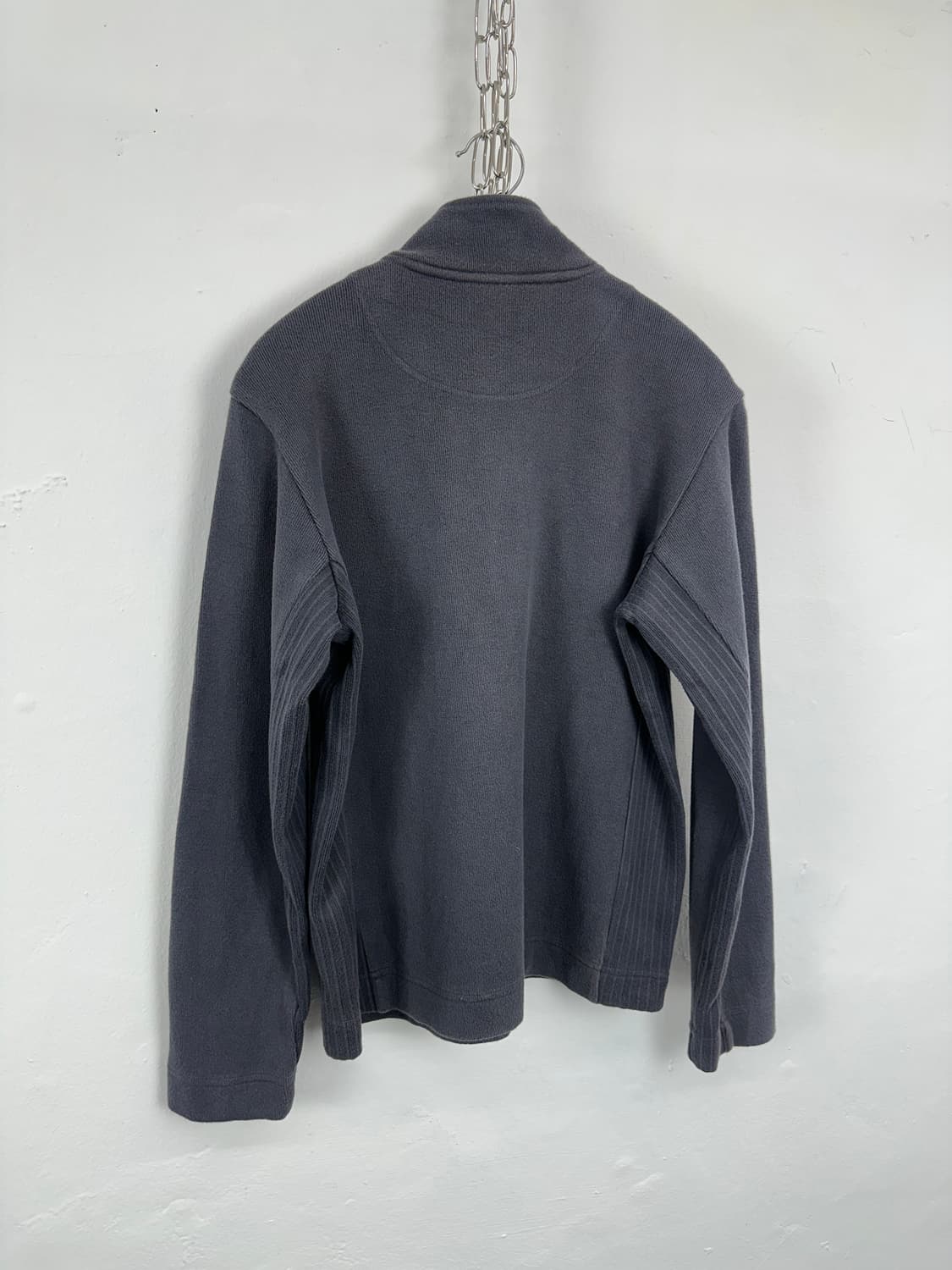 Dj honda charcoal cotton half zip up 상품이미지10