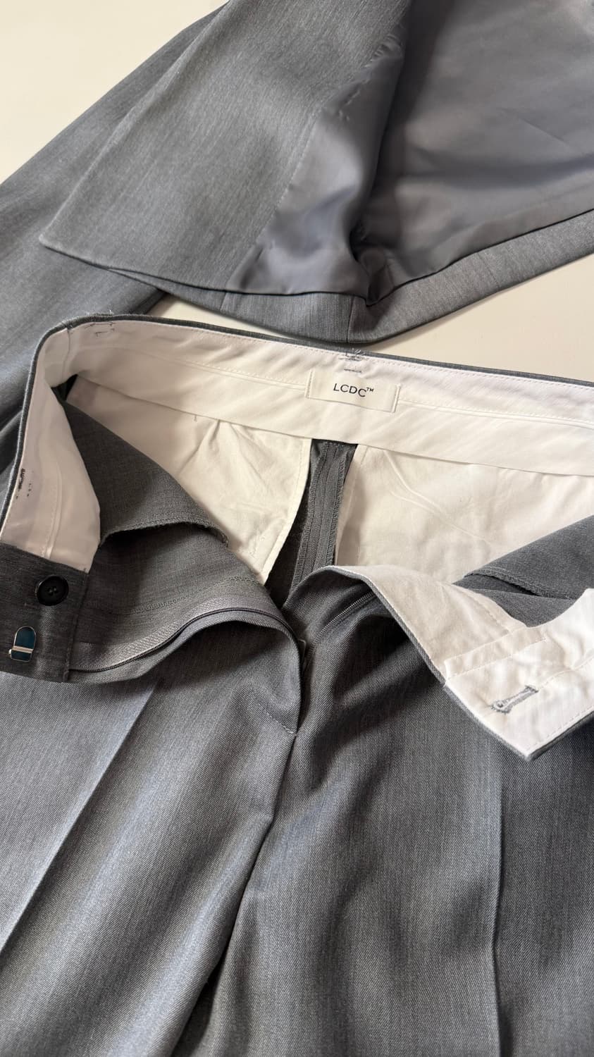 새상품) 엘씨디씨 LCDC 고퀄리티 크롭 정장 슬랙스 셋업 M 정가 69 상품이미지10