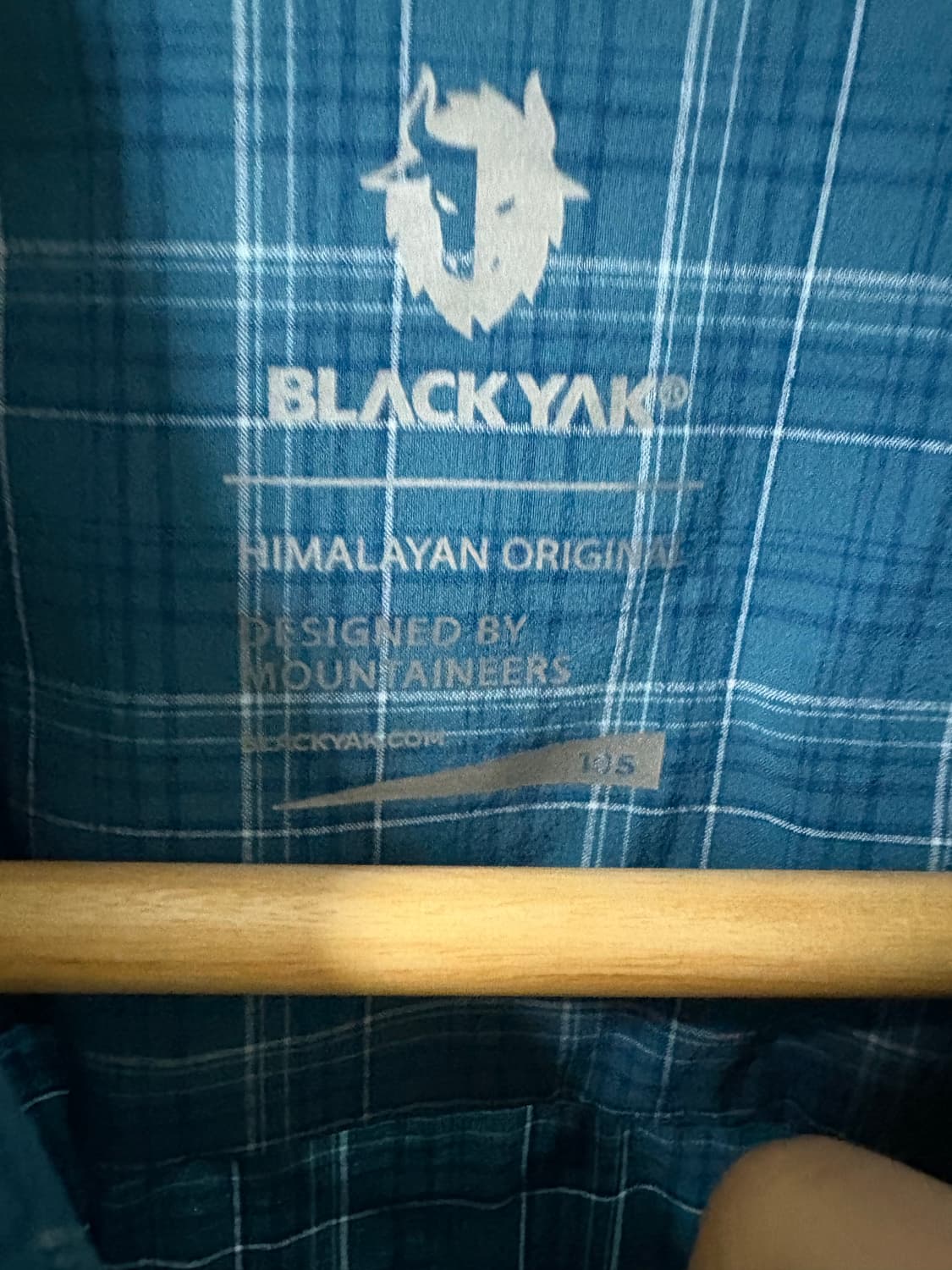 블랙야크 남성 체크 반팔 셔츠 상품이미지3