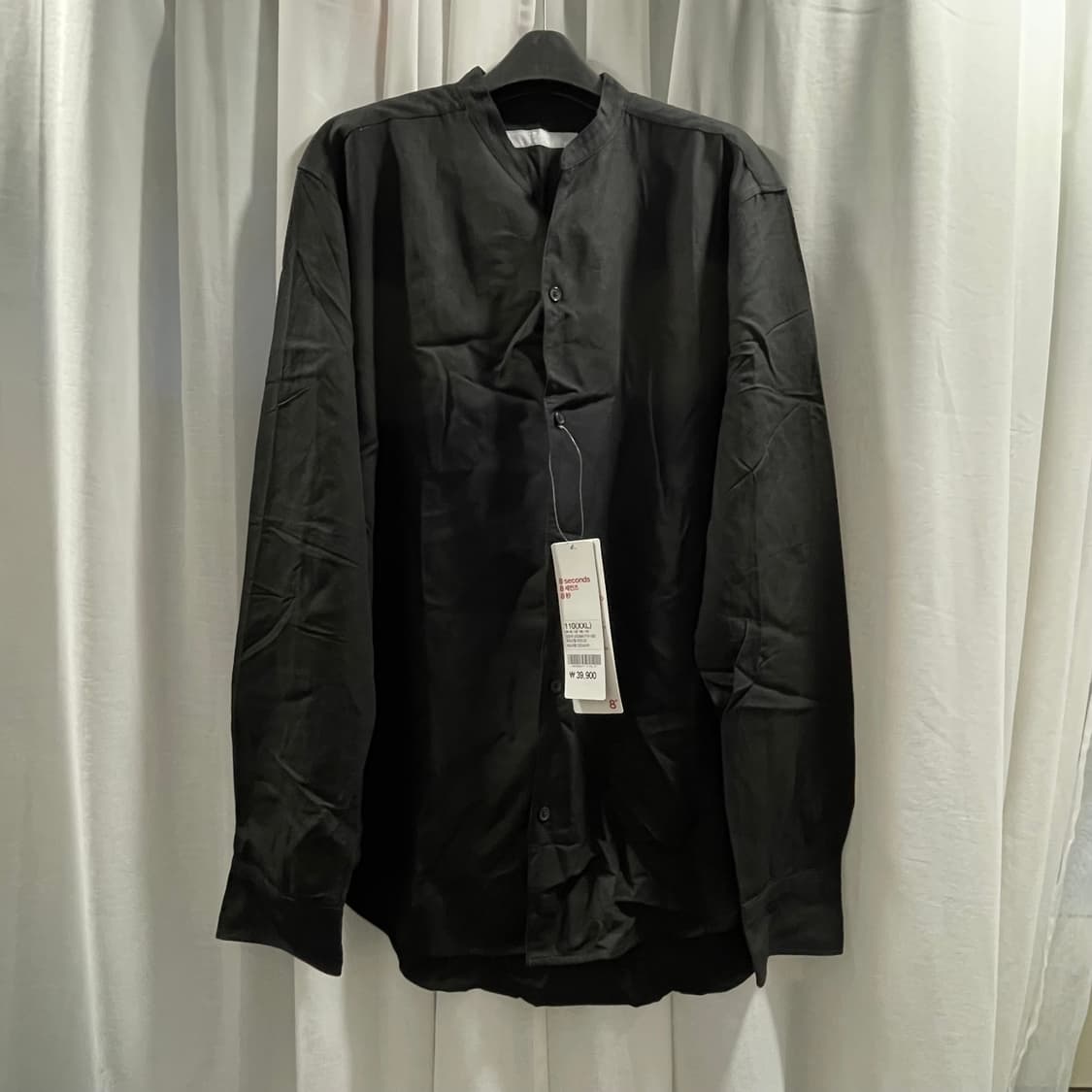 에잇세컨즈/ 차이나카라 린넨셔츠/ XXL 상품이미지1