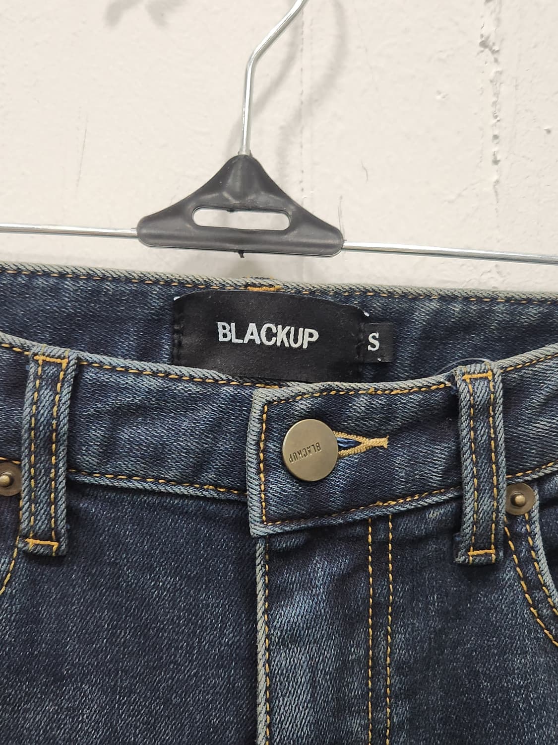 블랙업 안감기모 데님 부츠컷 청바지 여성 S사이즈 상품이미지4