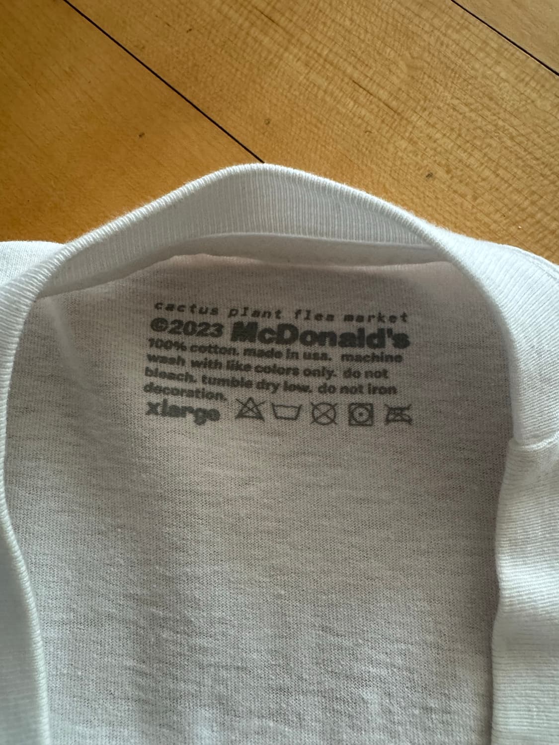 CPFM x 맥도날드 WAIT 반팔티 화이트 FW23 상품이미지4