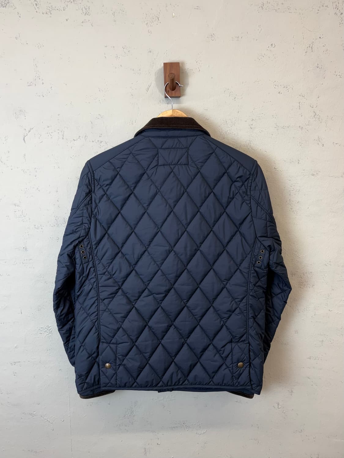 폴로랄프로렌 보이즈 큐알라벨 퀼팅 자켓 네이비 상품이미지2