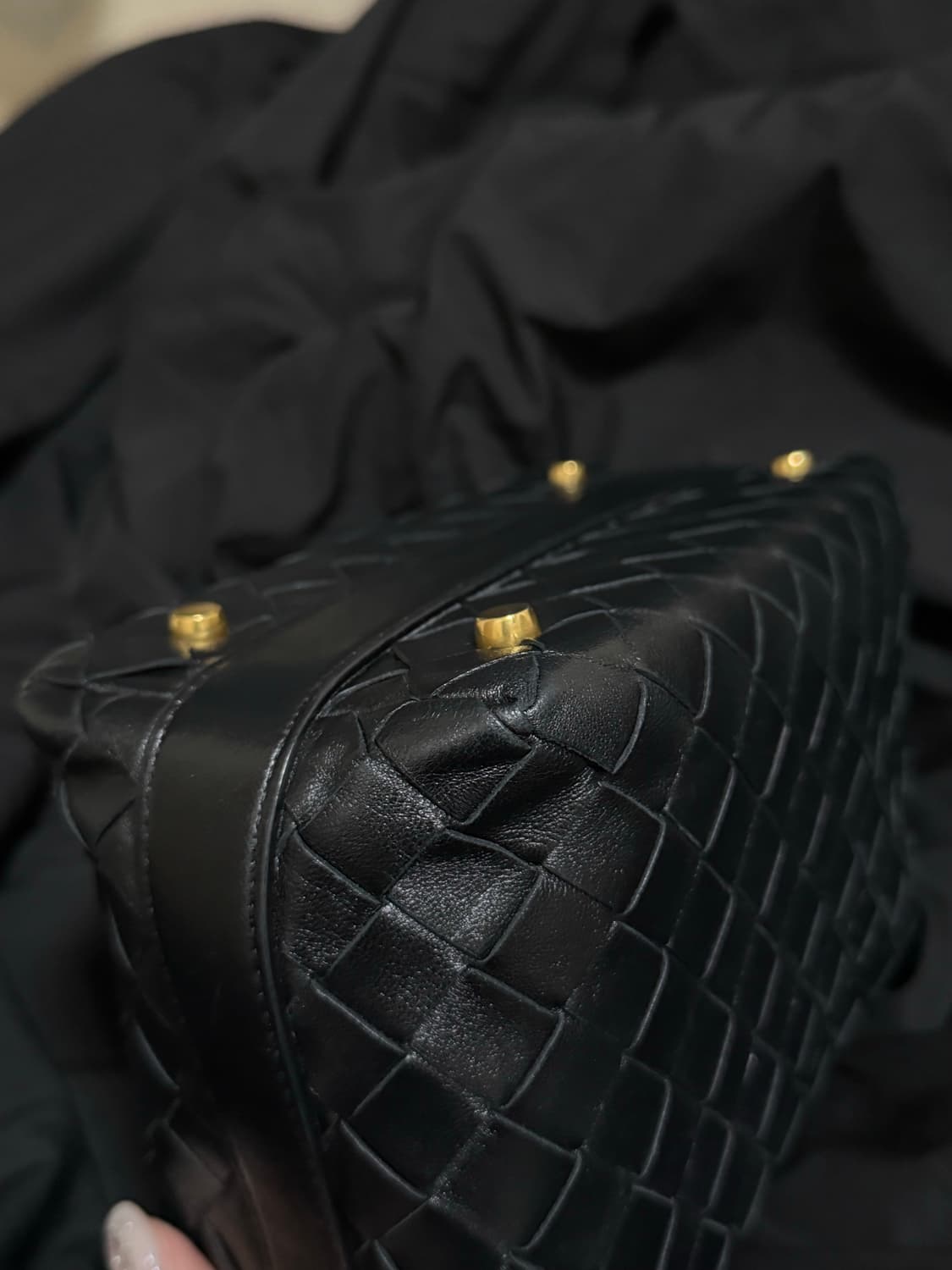 보테가베네타 월리스 토트백 / 블랙 상품이미지6