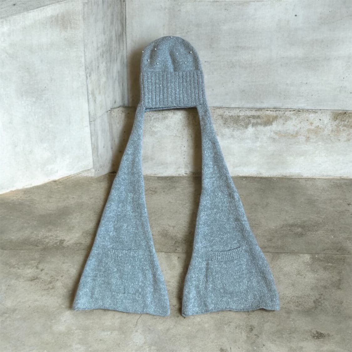 타입서비스 Pocket Muffler Beanie [Grey] 상품이미지5