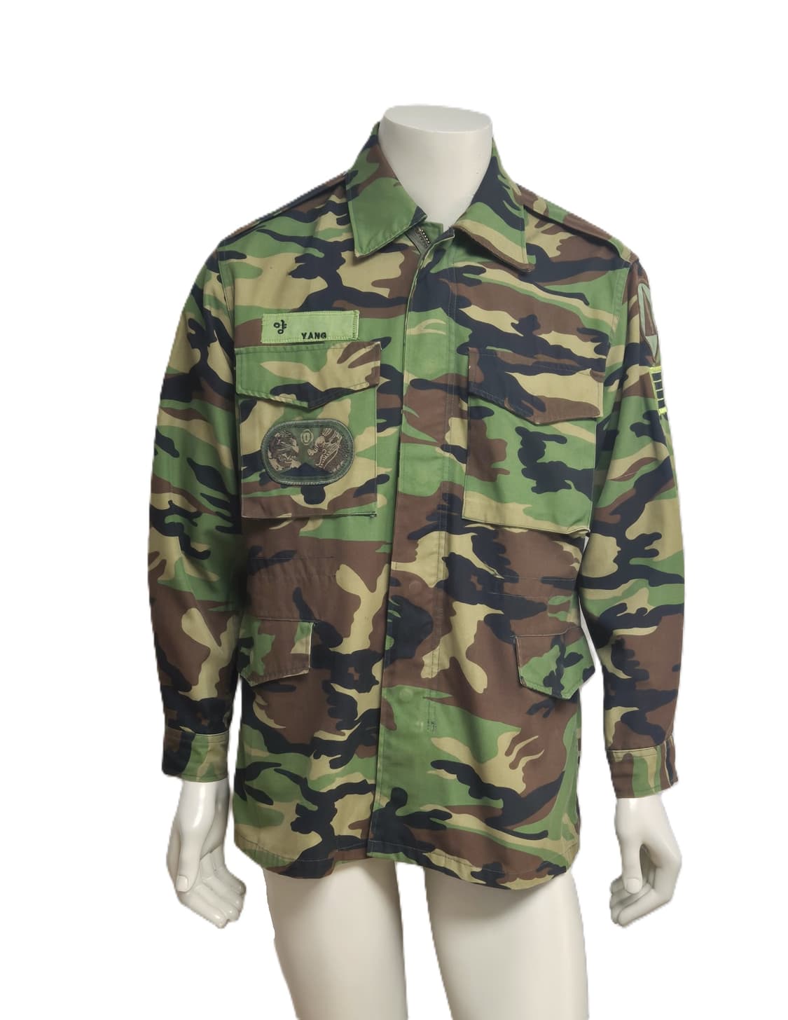 육군 구형 수방사 1경비단 병장 후기형 야전상의 전투복 상의 자켓 (M) 상품이미지1