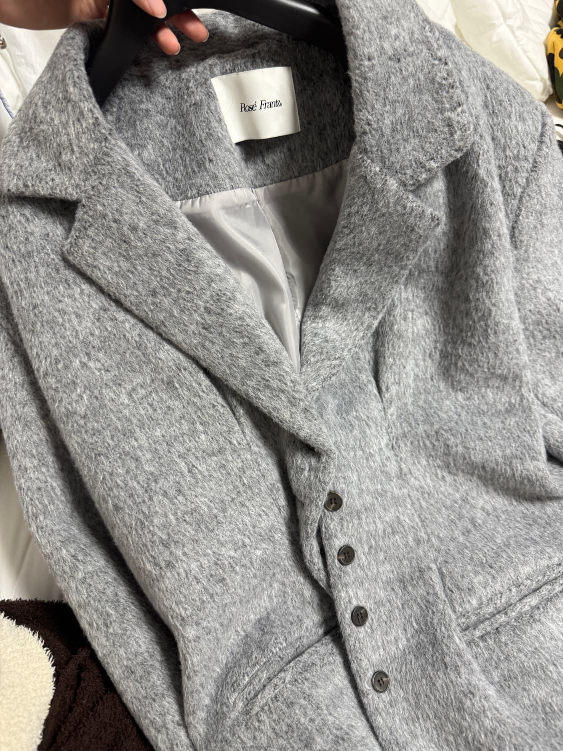 로제프란츠 Wool Mix Half Jacket [Gray] 상품이미지4