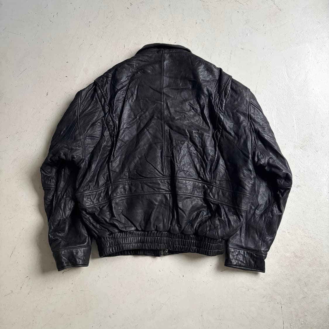 90s PJ CLUB 빈티지 A2 양가죽 자켓 XL 상품이미지9
