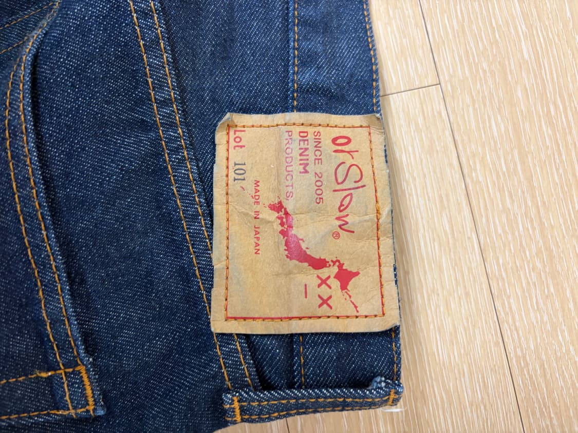 오어슬로우 데디핏 데님 상품이미지3