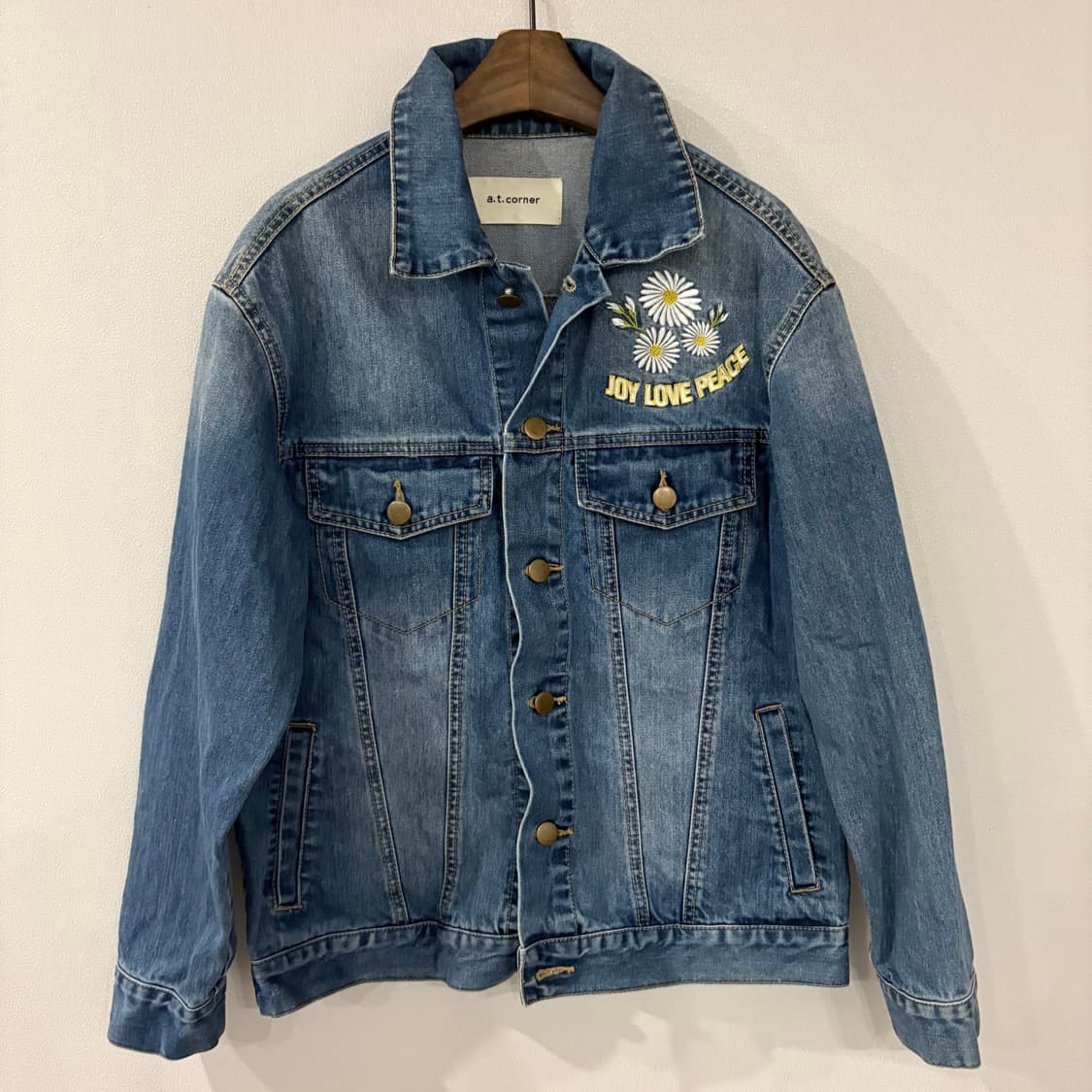 a.t.corner 앳코너 데님 자켓 청자켓 S 상품이미지1