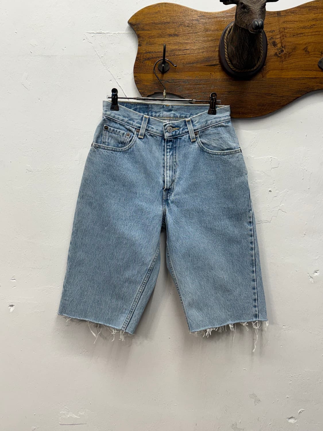 00s Levi's 550 Relaxed Denim Shorts 상품이미지5
