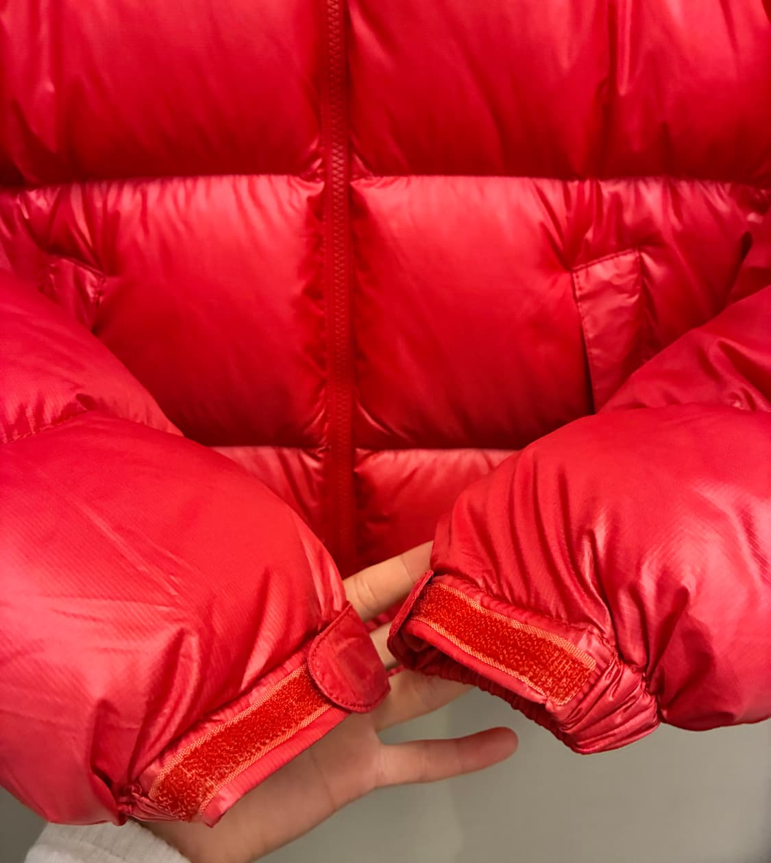 (S/97)노스페이스 1996 골드윈 레트로 눕시 700 패딩 레드 상품이미지4