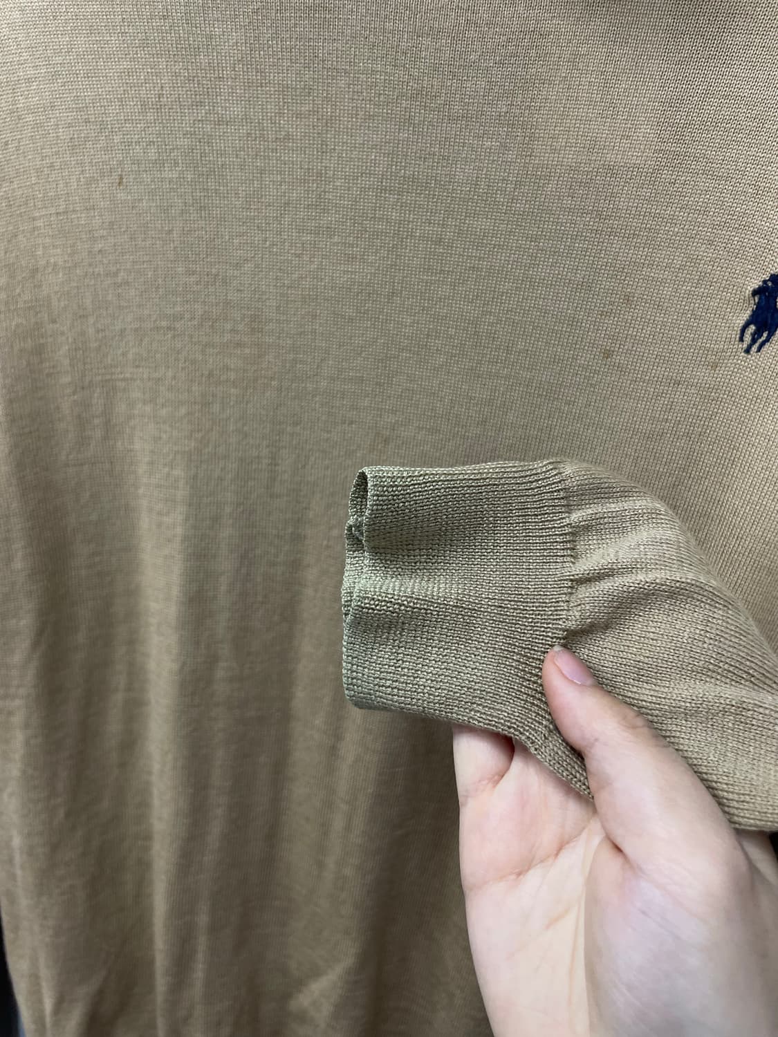 폴로 랄프로렌 워셔블 울 터틀넥 베이지 니트 H1276 상품이미지6