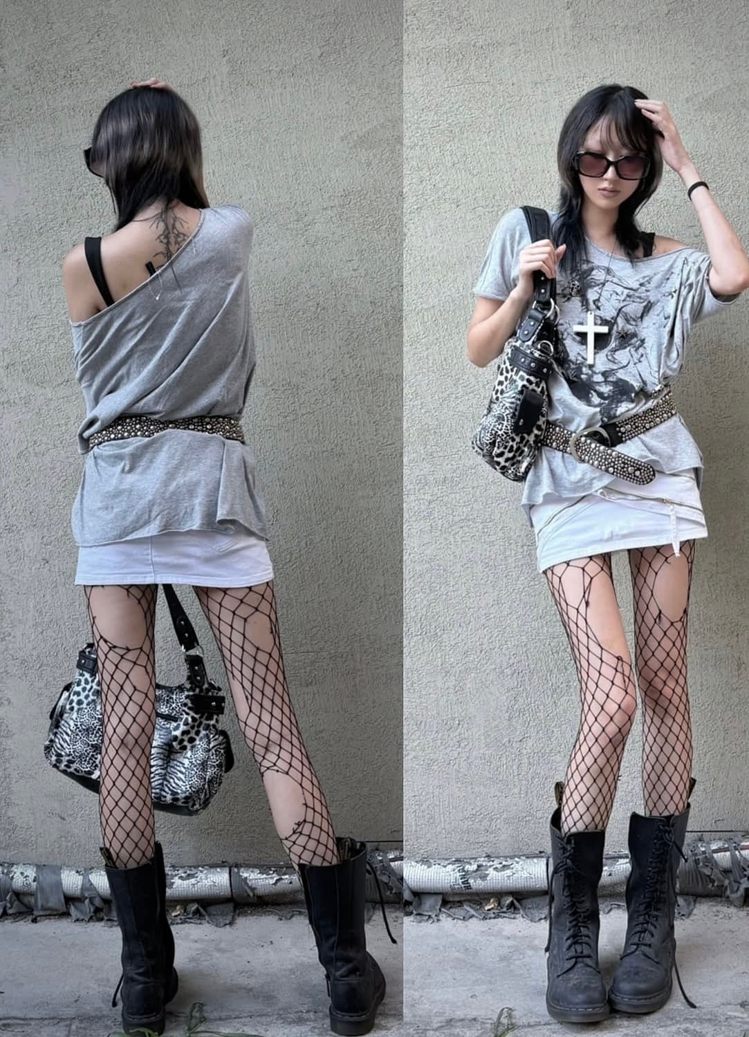 Skull Studed Detail Top 상품이미지2