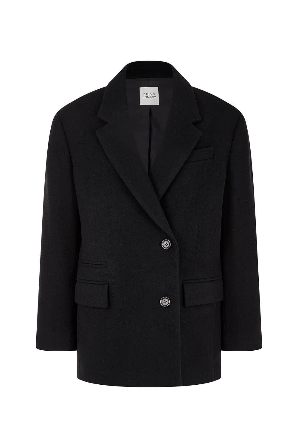 (새상품) 스튜디오 톰보이 반더블 방모 자켓 상품이미지1