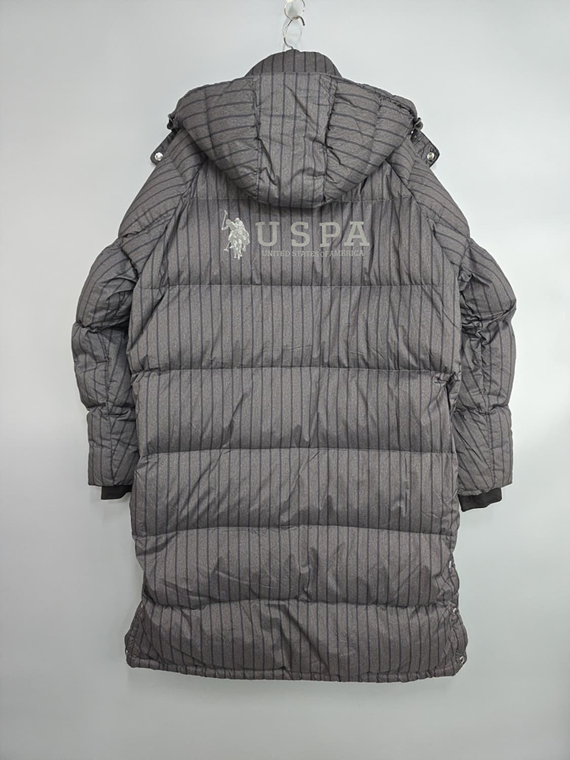 유에스폴로(USPA) 스트라이프 롱패딩 115 상품이미지5
