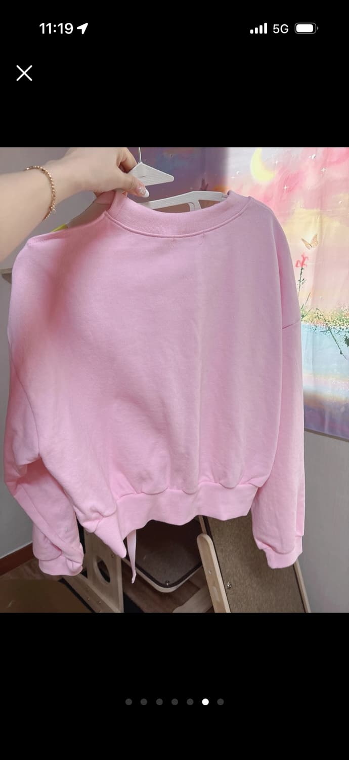 딸기우유 언발오프숄더 맨투맨(거의새옷) 상품이미지6