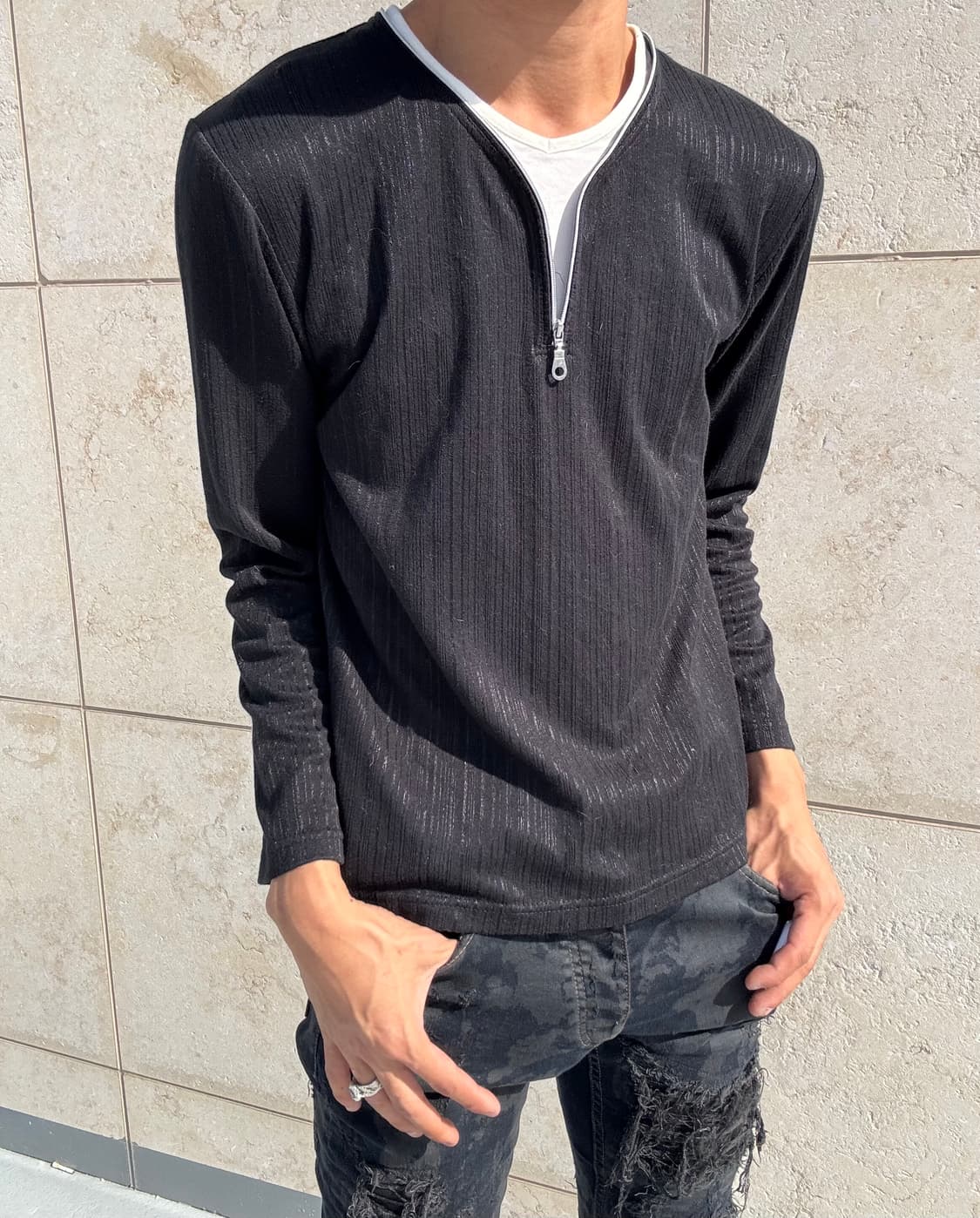 “Villand”Minimal Design White Layered zi 상품이미지6