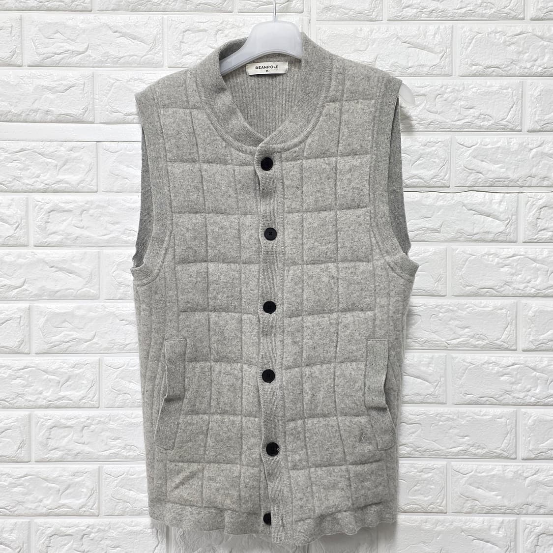 택포_ 빈폴 남성 퀼팅 울 니트 조끼 95 상품이미지1